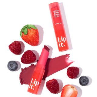 LIP IT วอเตอร์บอมบ์คัลเลอร์โกลว์ ลิปน้ำแร่ฉ่ำวาวสีสวย 3g.