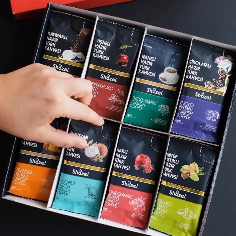 (พร้อมส่ง) Instant aroma turkish coffee - กาแฟตุรกีแบบสำเร็จรูป ชงน้ำร้อนได้เลย