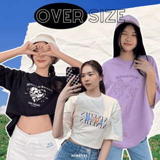 Nineties Design_ เสื้อยืดโอเวอร์ไซส์_Oversize