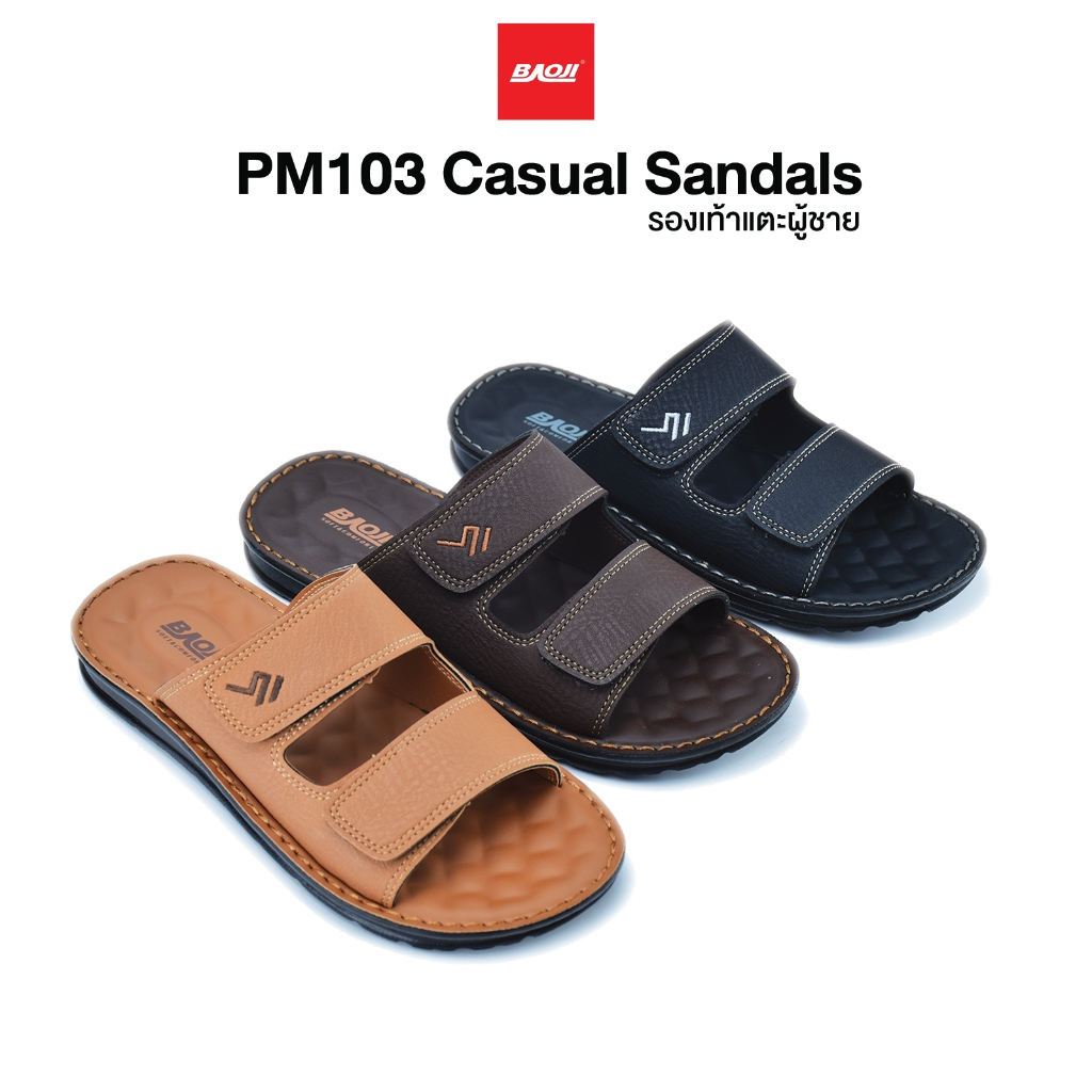[ลด30% เก็บโค้ด 2509FASHDD] Baoji PM103 Casual Sandals NEA รองเท้าแตะ ผู้ชาย บาโอจิ แท้