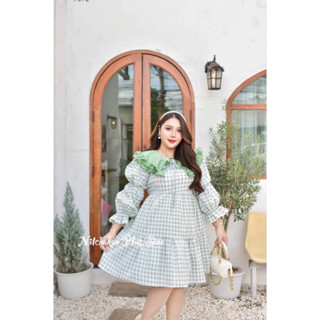 🔥Plussize🔥เดรสคนอ้วน🔥 L 40-48    XL 50-58