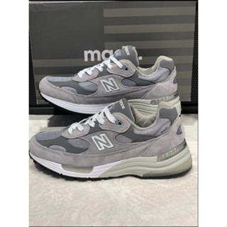 new balance 992 Yuan Zu grey ของแท้ 100 % sneakers Running shoes style man Woman