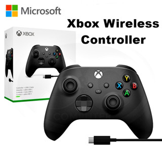 🔥โปรแรง8.8🔥⚡️จอยเกมสติ๊ก⚡️Microsoft Xbox Wireless Controller + USB-C Cable Black จอยเกม ของแท้ ประกัน 6 เดือน