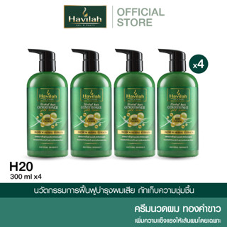 ชุด H20 ฮาวิล่าห์ (Havilah) ครีมนวดผม แก้ผมเสีย บำรุงเส้นผม 300 มล. x4 (ส่งฟรี)