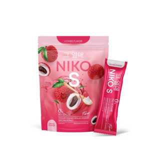 Niko S นิโกะ เอส ไฟเบอร์ ผงบุกชงอิ่ม ผงบุกคุมหิว รสลิ้นจี่ ทานง่าย ขับถ่ายดี ดีท็อกซ์ ของเสีย 1ห่อ5ซอง ลดหน้าท้อง พุงยุบ