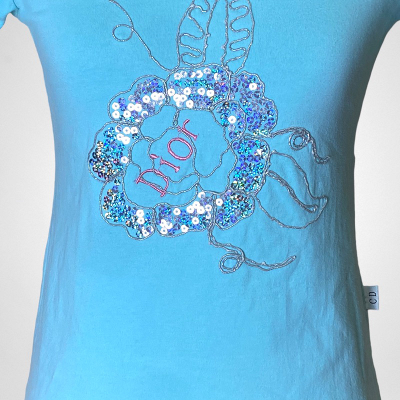 🌸Christian Dior Vintage Baby Blue T-Shirt