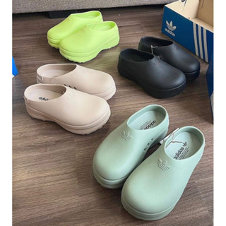 🍀restock Aidas Adifom sltn mule รองเท้าแตะลําลอง พื้นหนา แฟชั่น สําหรับผู้ชาย ผู้หญิง เหมาะกับการเล่นกีฬา IE7053