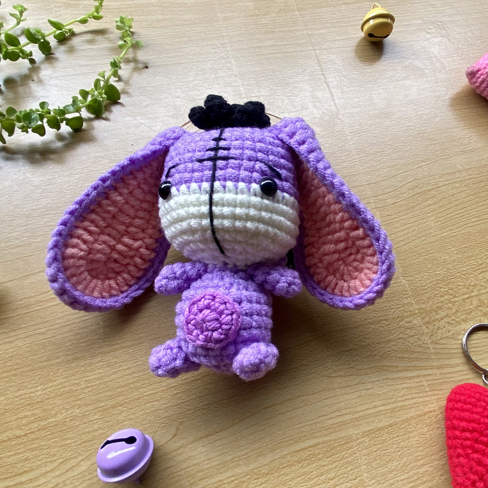 Eeyore Keychain/ Eeyore พวงกุญแจ/ อียอ #eeyore #crochet