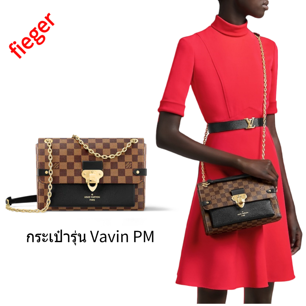 ใหม่ Louis Vuitton Classic LV Women's กระเป๋า กระเป๋ารุ่น Vavin PM