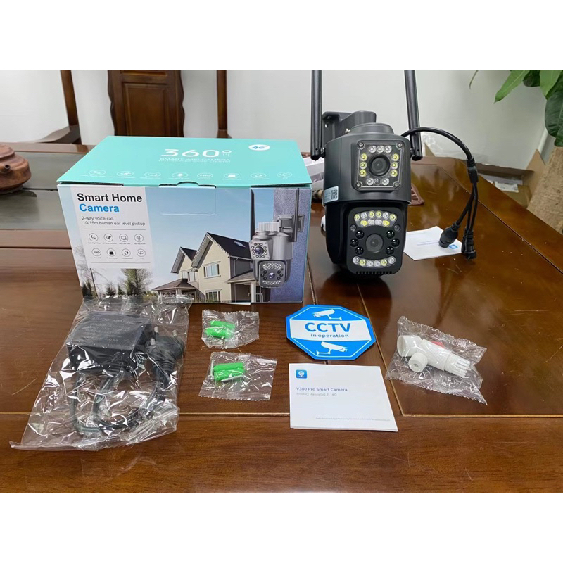 กล้องวงจรปิด2กล้องใน1ตัวกันน้ำได้appv380pro