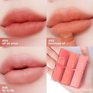 --Exp7/26--4U2 YOU’RE MINE POWDER LIPSTICK ลิปสติกเนื้อแป้งเนียนนุ่ม ฟินิชแมท ติดปากติดทนขั้นสุด