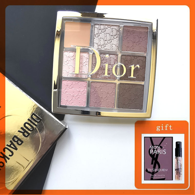 【100% authentic Dior 9-color eye shadow】Dior Backstage Eyeshadow Palette 180g - 001 Warm Neutrals / 002 Cool Neutrals
