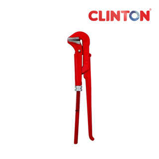 ประแจจับแป๊ป ขาคู่ CLINTON ขนาด 1 , 1.5 , 2 Pipe wrench ประเเจคอม้า คีมคอม้า