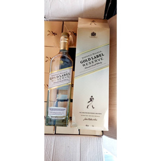 ขวดใส่เหล้า ขวดเหล้าเปล่าJOHNNIE WALKER Gold Label 750 ML (ยกลัง 12 ขวดพร้อมกล่อง)