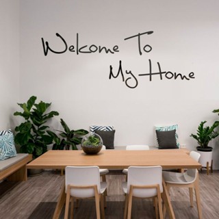 [MH] สติกเกอร์อะคริลิค 3D Welcome to my home