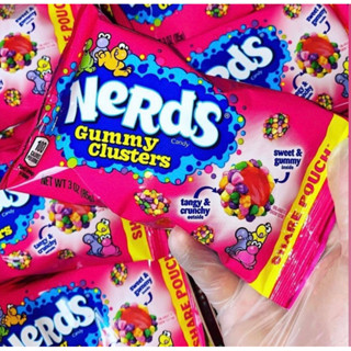 Nerds Gummy Clusters Candy, 3 Oz ขนม usa