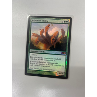 การ์ด MTG Kalonian Hydra Foil Green Magic the gathering EDH รุ่น Core Set M14 สภาพ Nm