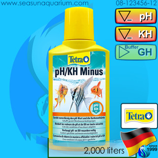 Tetra pH/KH Minus 250ml น้ายาปรับลดค่า pH และ KH decrease down ลดค่าคาร์บอเนต กรด acid