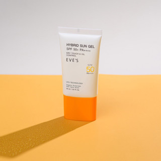 EVES HYBRID SUN GEL SPF 50+ PA++++ ซันเจลอีฟส์ กันแดดล่องหน ไม่มัน ไม่หยา หน้าไม่เมือก