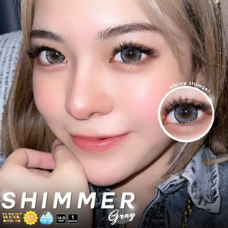 Bigeye Chimmer, Trap, Icy-X /Gray, Brown คอนแทคเลนส์ชิมเมอร์,แทร็ป,ไอซี่เอ็กซ์ สีเทา/น้ำตาล(สายตาปกติ)