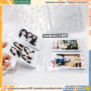 Album Polaroid instax mini พลาสติกใสลายดอกเดซี่ เก็บภาพฟิล์มโพลารอยด์ ไซต์ มินิ instax mini พร้อมส่ง