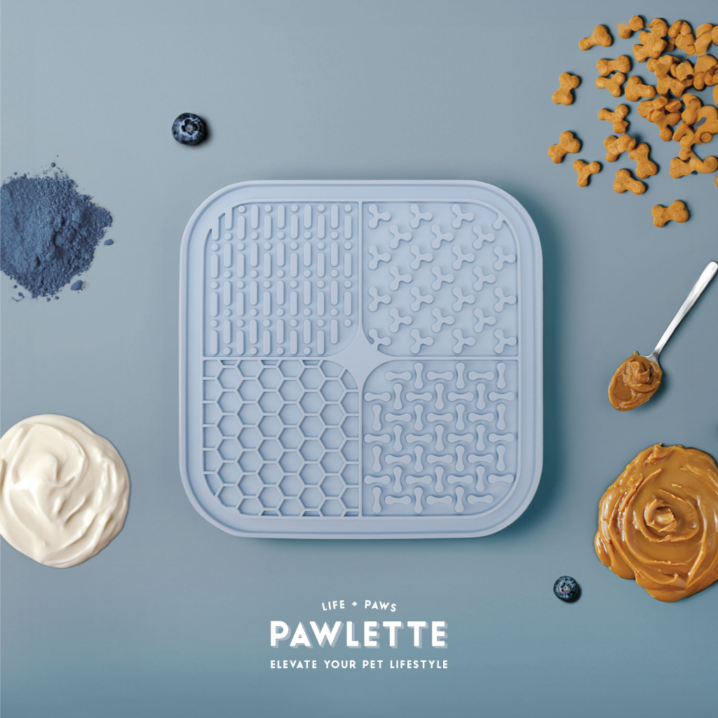 Pawlette 'Windy Blue' Silicone Lick Mat แผ่นเลียสำหรับสุนัขและแมว
