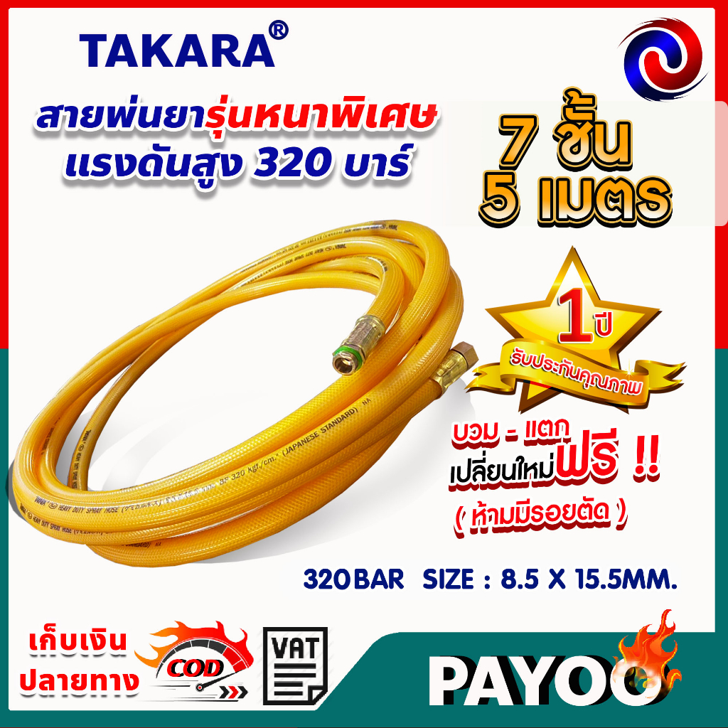 สายพ่นยา leon พร้อมข้อต่อตัวผู้ ตัวเมีย 🛒มีหลายตัวเลือก🛒 - รูปที่ 2