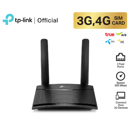 Router TP-LINK (#TL-MR100) Wireless N300 4G