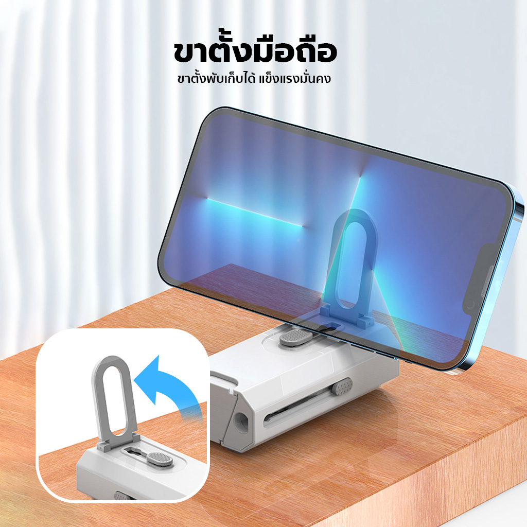 8-in-1 ชุดแปรงทําความสะอาดแป้นพิมพ์คอมพิวเตอร์ / ปากกาทําความสะอาดหูฟัง แบบพกพา / มีแปรงทำความสะอาดและสเปร์ยในตัว - รูปที่ 3