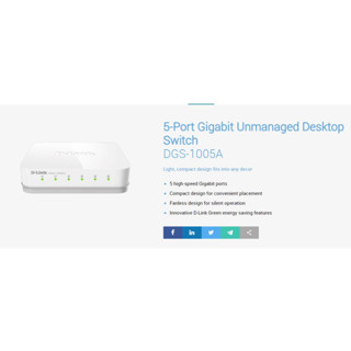 Switching Hub D-LINK (DGS-1005A) 5 Port