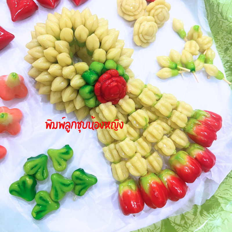 พิมพ์ลูกชุบ ชุดพวงมาลัยวันแม่ 5 ชิ้น พิมพ์ซิลิโคน food grade แท้ ปลอดภัยไร้สาร ใช้งานง่าย ลายชัด ลงสีง่าย