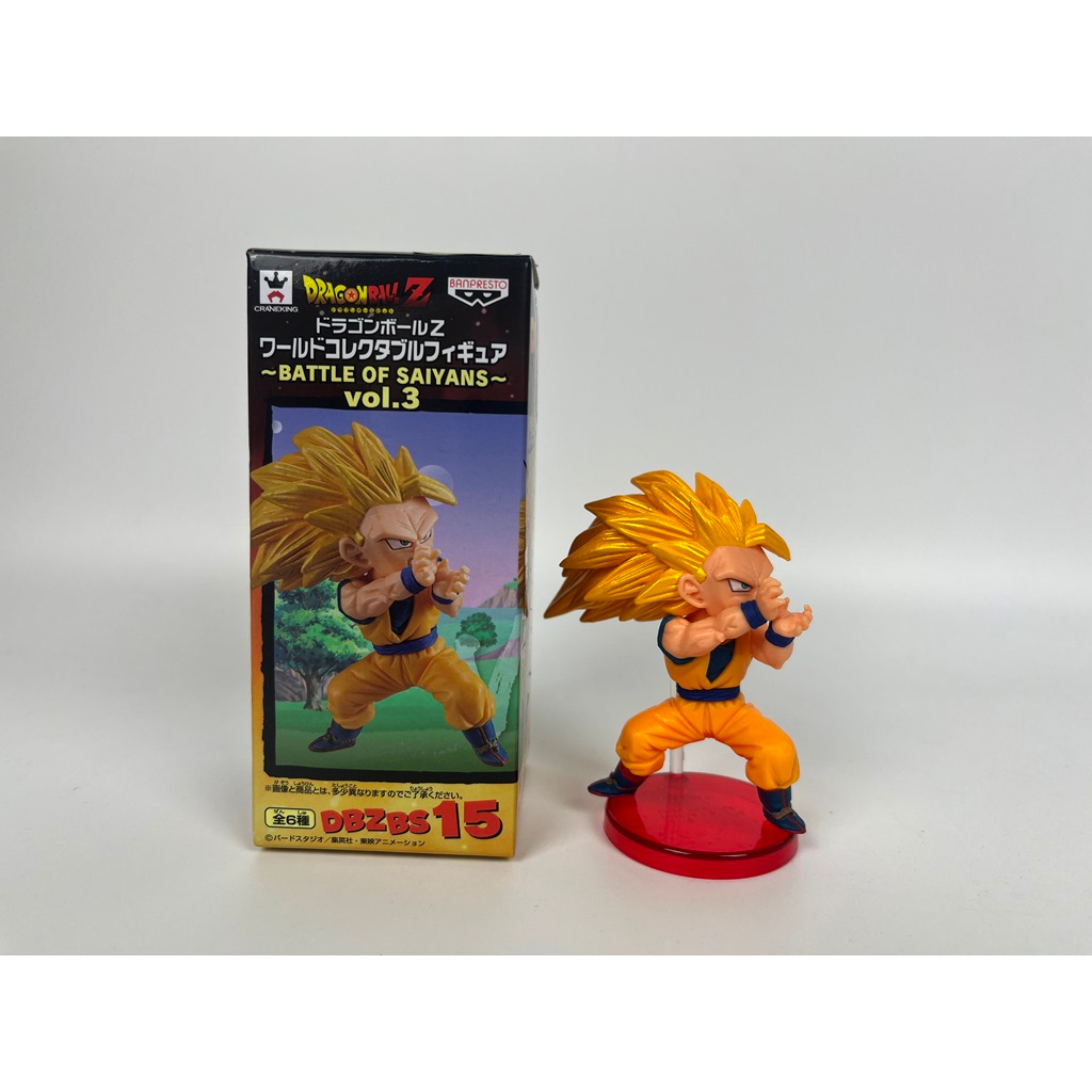 สินค้ามือ 2 Dragon Ball Z Goku SS3 DBZBS 15 WCF Battle of Saiyans vol. 3 Banpresto