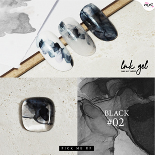 สีเจลทาเล็บ IG002 Black #02