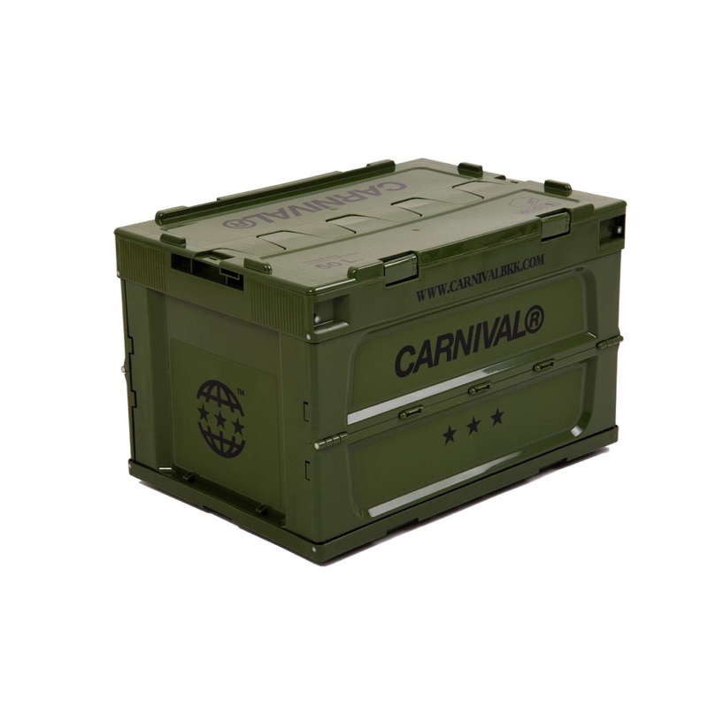 CARNIVAL x Tower Box Folding Container  50L - Green