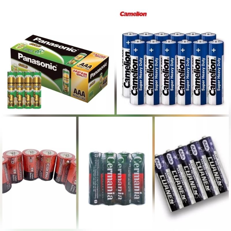 ถ่านรีโมท​ ถ่านไฟฉาย​ AA​ AAA​ D​ / Panasonic / Icekirin