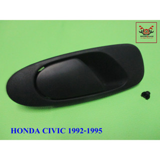 HONDA CIVIC year 1992-1995 CAR DOOR HANDLE REAR RIGHT (RR) "BLACK"  // มือเปิดนอก ประตูหลังขวา สีดำ สินค้าคุณภาพดี