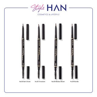 [📌ซื้อ 1 แถม 1] SO GLAM Go Brow Slim Eyebrow Pencil ดินสอเขียนคิ้วแบบออโต้ หัวดินสอเล็กเพียง 1.5 mm