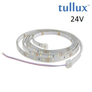 ไฟเส้น LED 2835 24V แสงสีขาว CCT 6500K ยาว 5 เมตร ท่อซิลิโคนกันน้ำ IP65