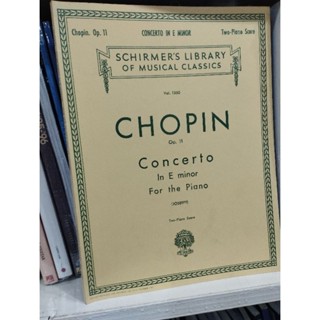 Chopin Concerto No. 1 in E Minor, Op. 11/073999586909