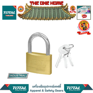 TOTAL กุญแจแขวนทองเหลืองระบบสปริงล็อค รุ่น TLK32202 TLK32302 TLK32402 TLK32502 TLK32602 (สินค้ามีคุณภาพ..พร้อมจัดส่ง..)