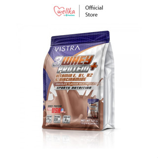 VISTRA SPORTS 3 WHEY PROTEIN PLUS ( Chocolate ) 35G 15 PC.