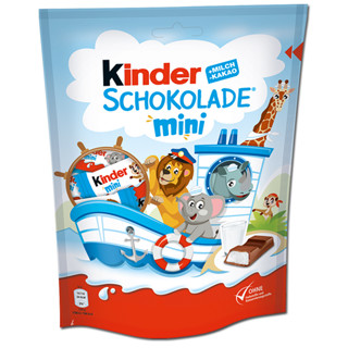 Kinder Schokolade Mini น้ำหนัก 120 กรัม 1 ห่อ มี 12 ชิ้น BBF.26/09/23