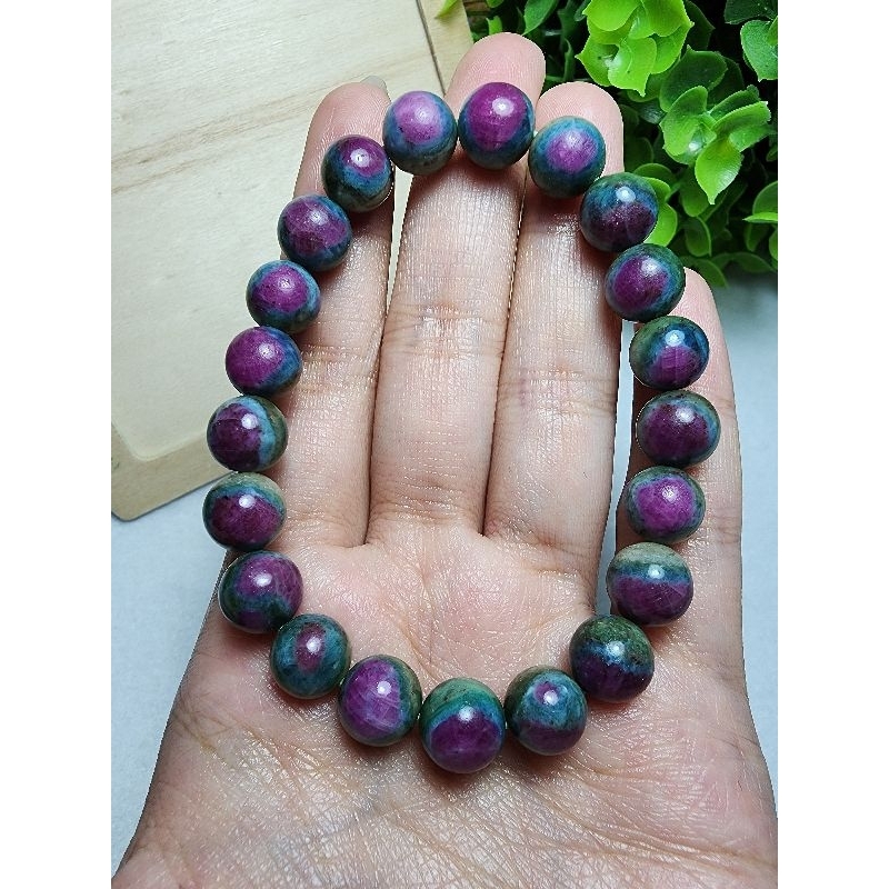 🎉 สร้อยข้อมือหิน Ruby Fuchsite 🎉
🌟 Premium Rare Item 🌟