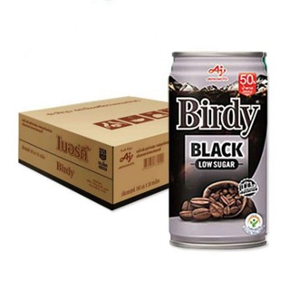 Birdy Black เบอร์ดี้ กาแฟกระป๋อง พร้อมดื่ม 180มล. x30 กระป๋อง