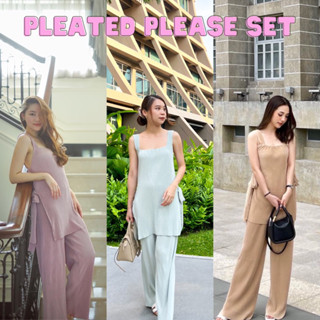 ใส่โค้ด OBSEP100 ลดเหลือ 501.- Plsme.bkk “Pleated Please Set”