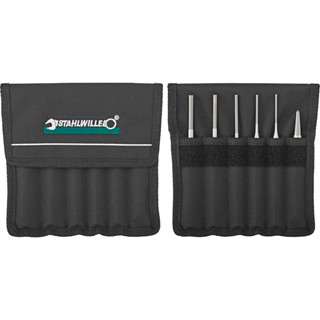 Stahlwille ชุดเหล็กส่งปลายตรง / เหล็กมาร์ค Parallel Pin / Center Punch Set 105-108/6T