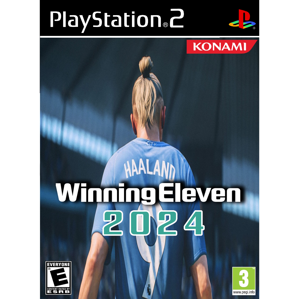 แผ่นเกมส์ PS2 Winning Eleven 2024 ย้ายครบแล้ว ภาษาอังกฤษ สกรีนแผ่น คุณภาพ ส่งไว (DVD)