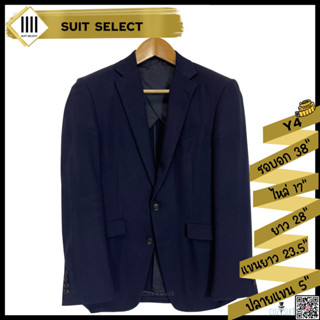 สูท Suit Select สีกรมท่าลายริ้ว ไซส์ Y4