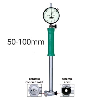 บอร์เกจ วัดรูใน 50-100มม Bore Gage 50-100mmx0.01mm INSIZE 2322-100A อินไซส์ บอเกจ แบบเข็ม เกจวัดกระบอกสูบ