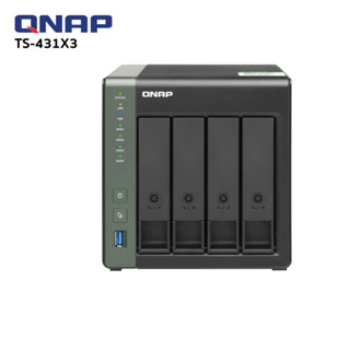 Qnap TS-431X3-4G /4-BAY อุปกรณ์จัดเก็บข้อมูลบนเครือข่าย